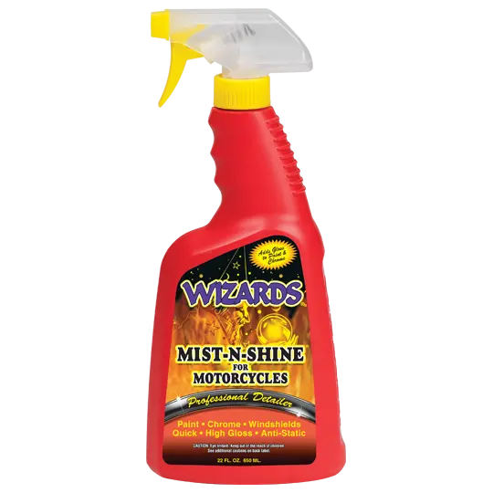 Wizards 22214 Mist-N-Shine Motorcycle Professional Detailer - 22 Oz 1