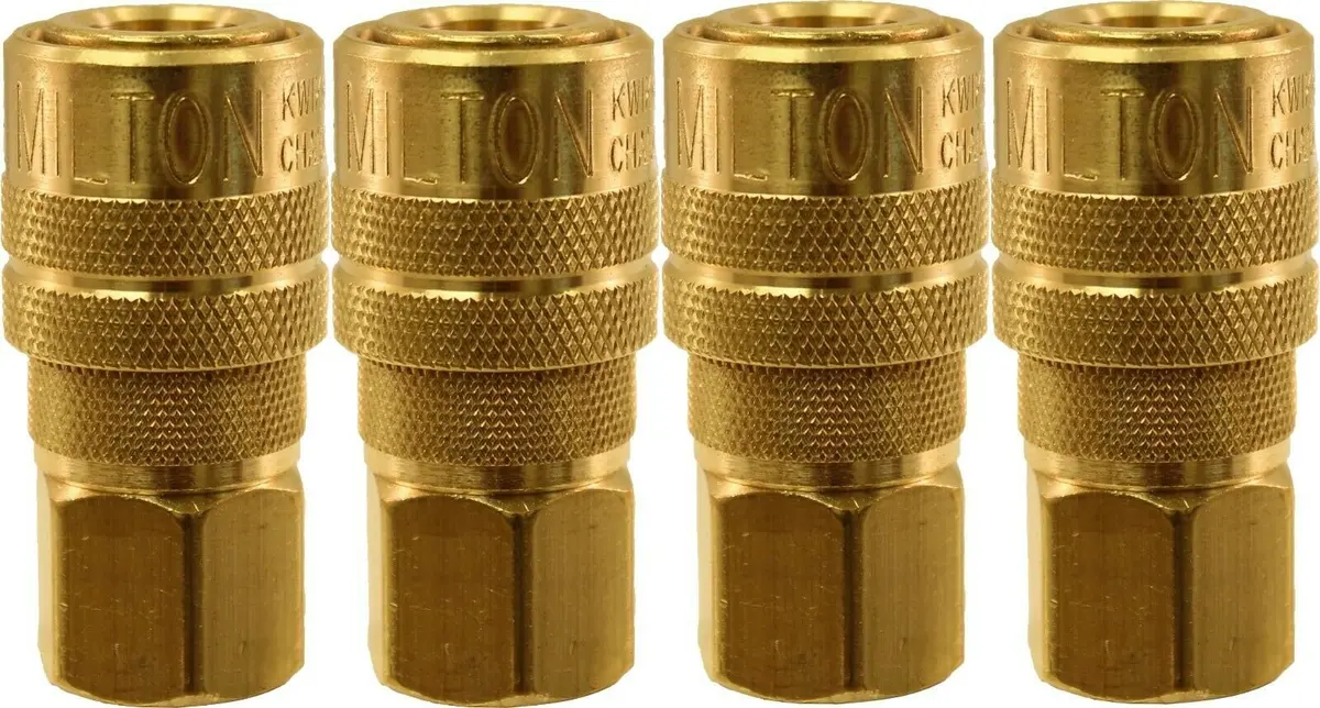 Milton 715 1/4" Fpt M-Style Coupler Pack Of 4 1