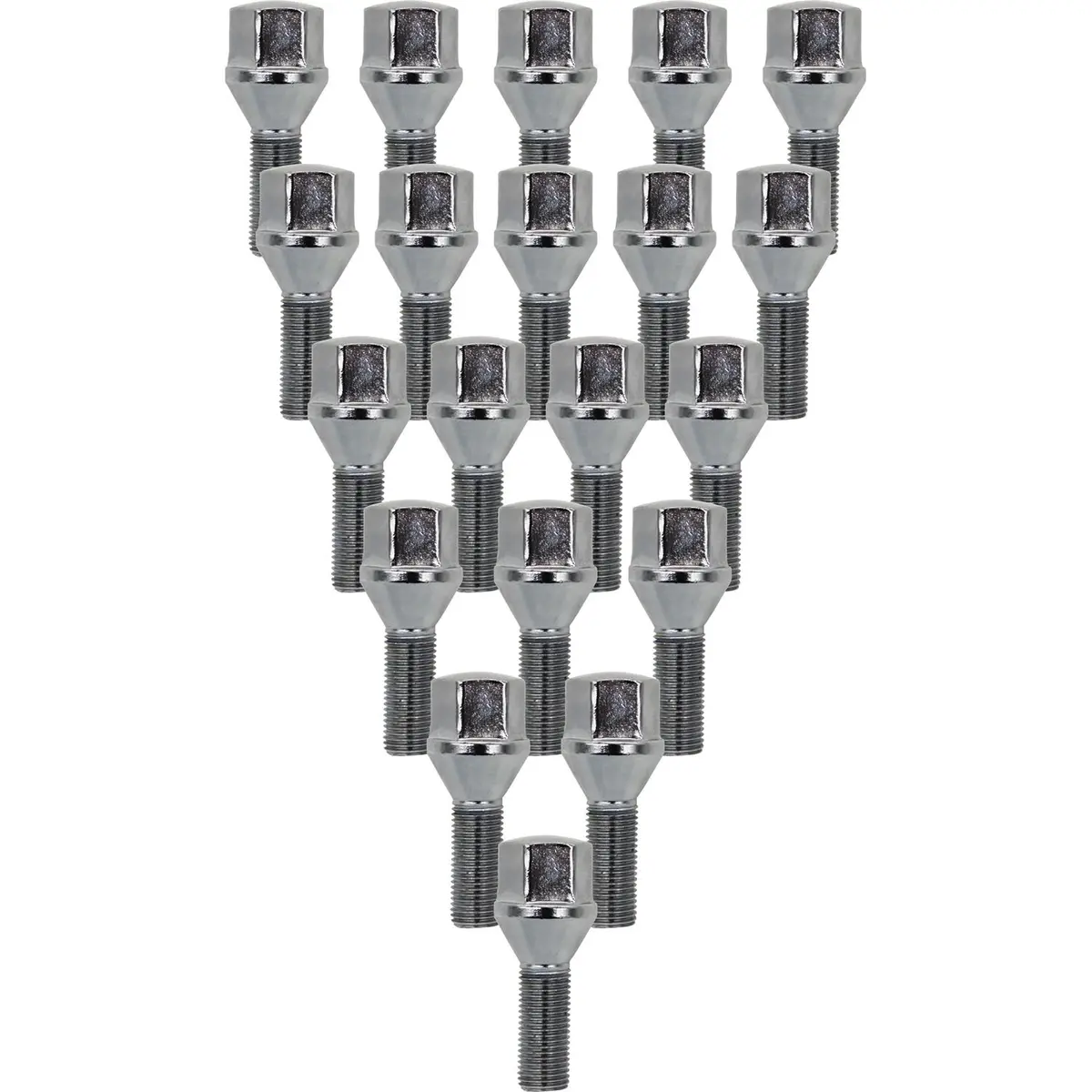 Premium Service M12x1.25 Cone Lug Bolt 19Mm Hex Wheel Lug Nut Pack Of 20 1