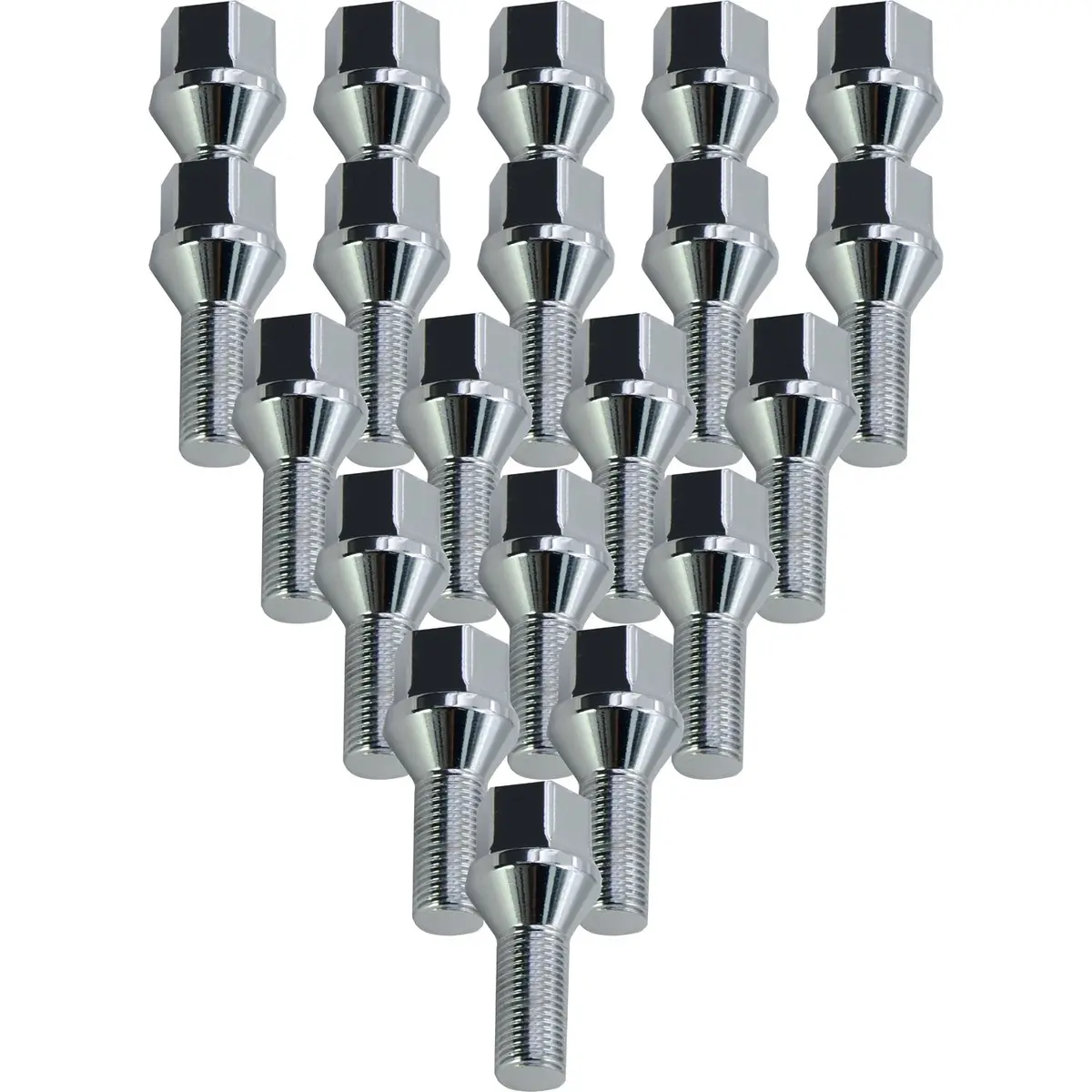 Premium Service M12x1.25 Bulge Acorn Wheel Lug Bolt 17Mm Hex Pack Of 20 1