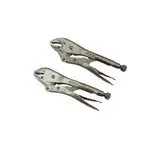 10" Curved And Straight Adjustable Locking Jaw Pliers Bundle 1