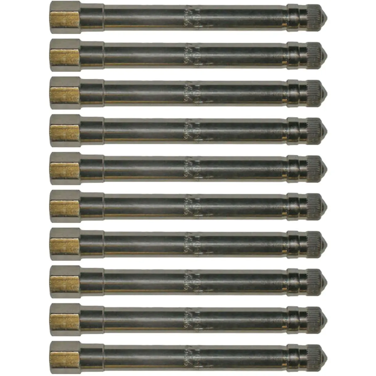 Schrader 4414 3-1/8" Metal Truck Valve Extension Pack Of 10 1
