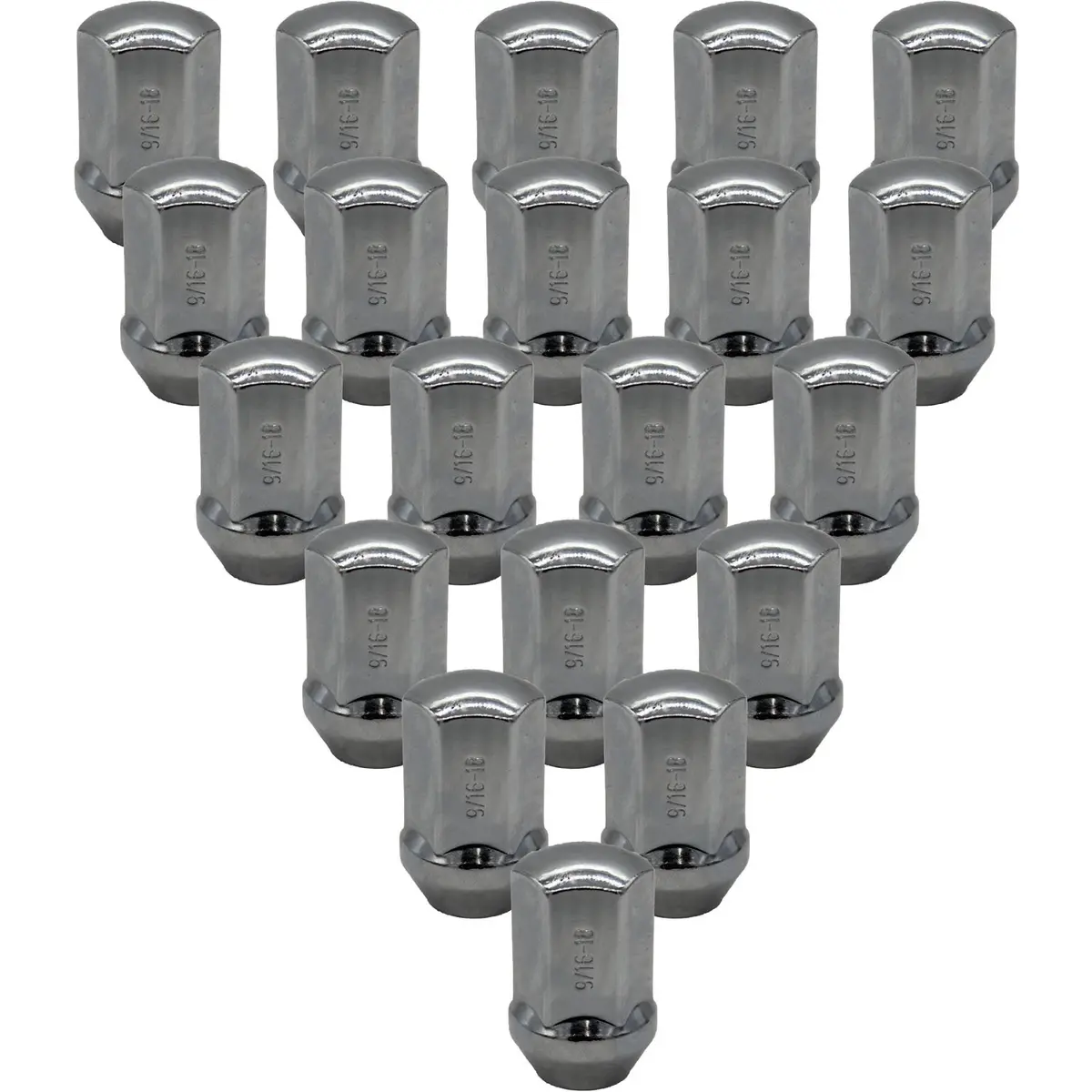 Premium Service 9/16-18 Duplex Bulge Acorn 7/8" Hex Wheel Lug Nut Pack Of 20 1
