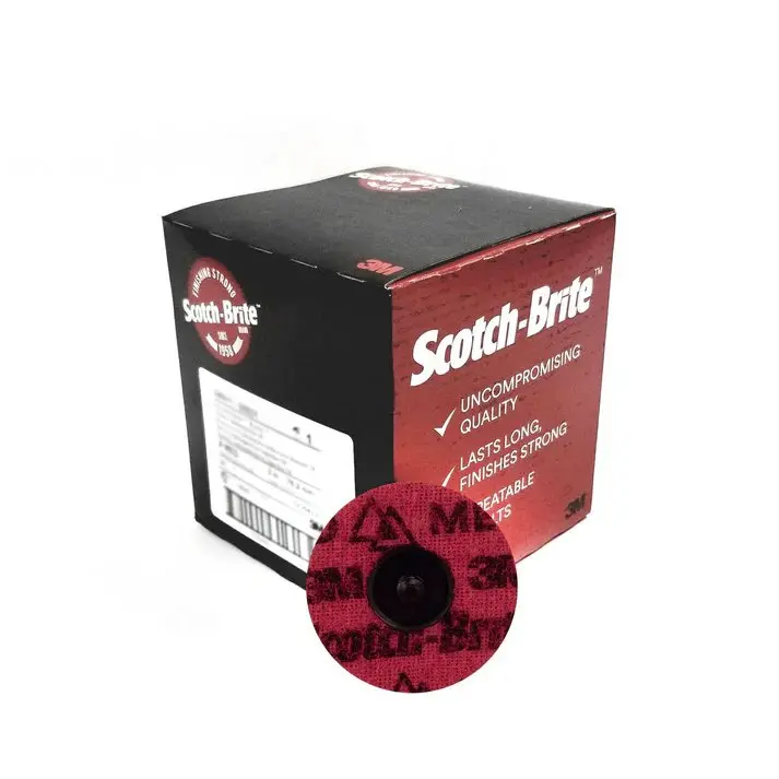 3M Scotch-Brite Roloc Surface Conditioning Disc 3-Inch, Medium Grade (07486) Pack Of 25 1