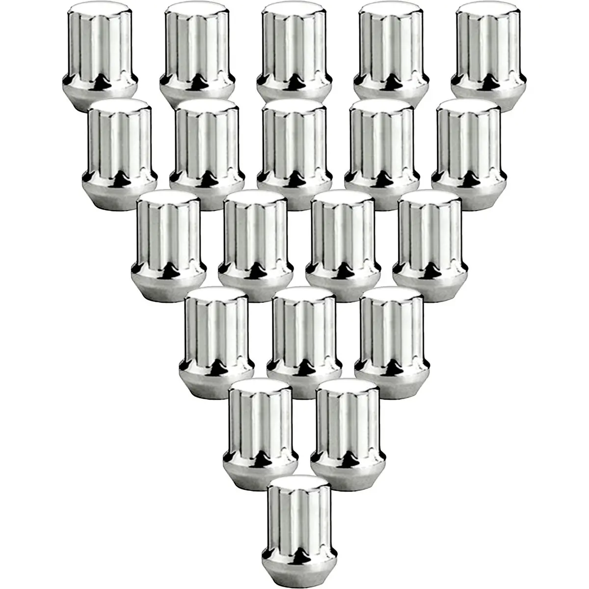 Premium Service M14x1.50 Short Truck 7-Spline Wheel Lug Nut Pack Of 20 1