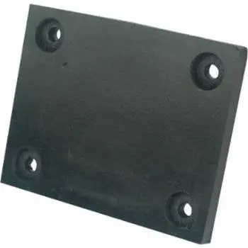 Ascot Rubber Lift Pads For Rotary 3.25" X 4" - Set Of 4 1
