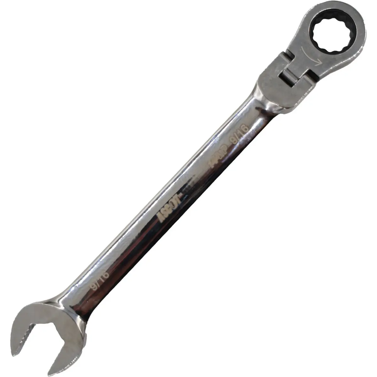Ascot 9/16" Flex Head Open End Combination Wrench 1