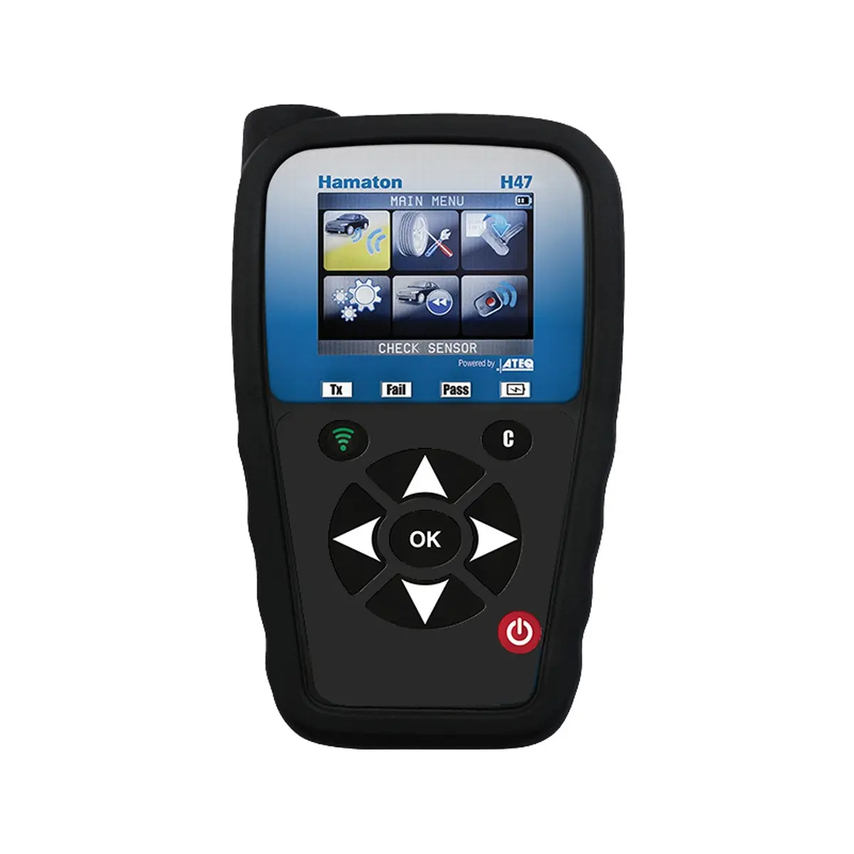 Hamaton H47 Tpms Diagnostic Tool And 50 Hts-A78ed U-Pro Universal Sensor With Dual Valves 2