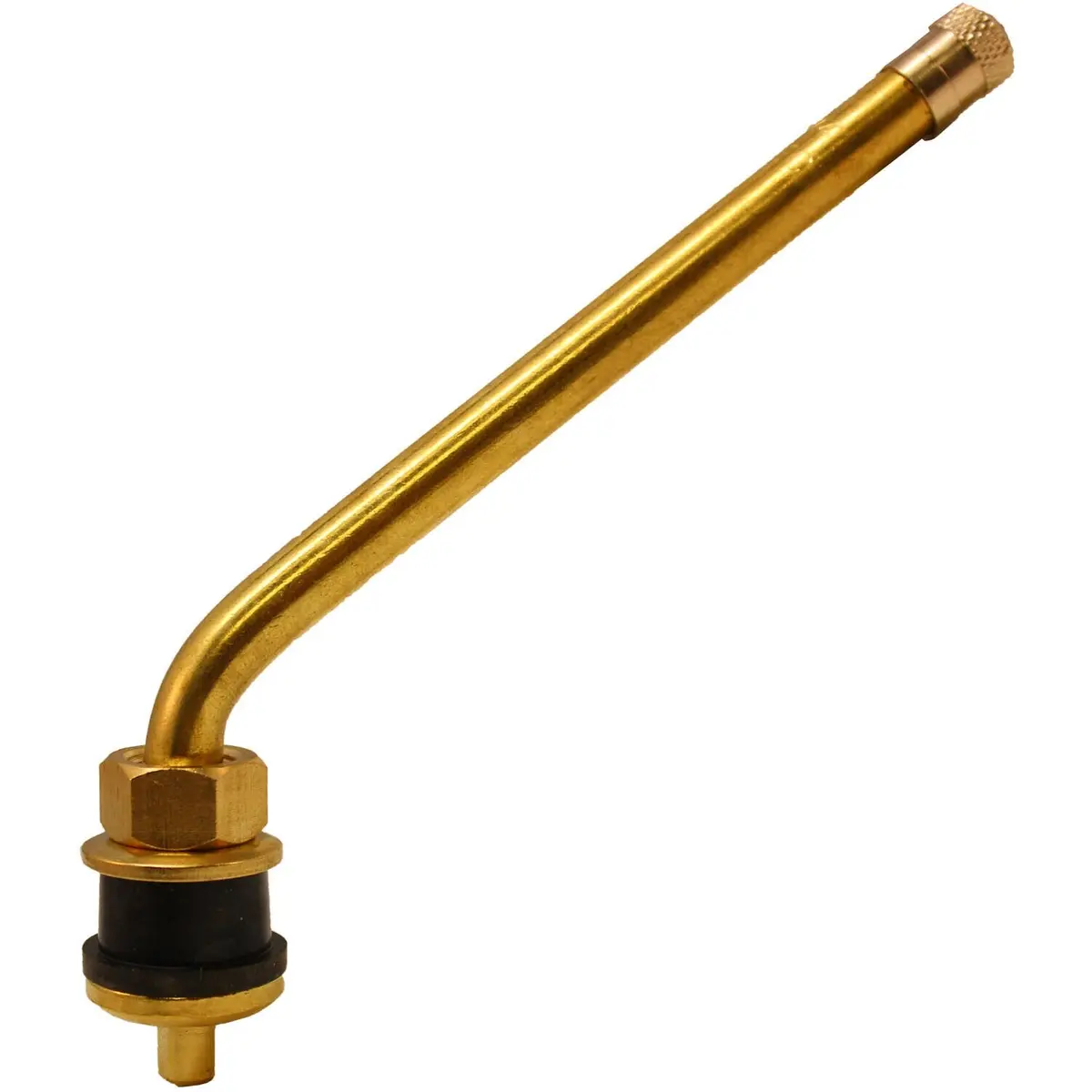 Haltec Tv574k32 Brass Tpms 5" 45° Bend Valve Stem Parallel Key .625 Valve Hole 1