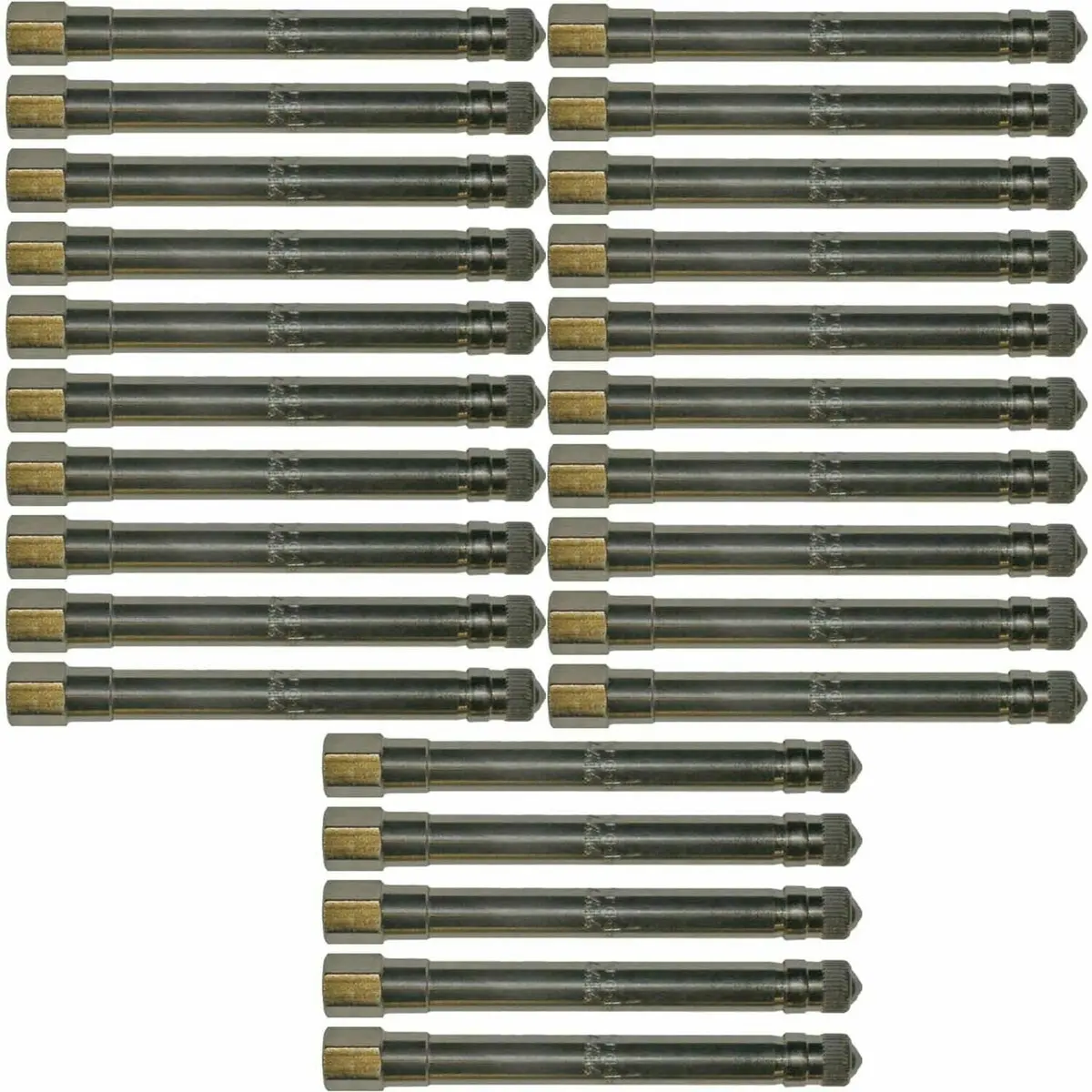 Schrader 4430 4-1/8" Metal Truck Valve Extension Pack Of 25 1