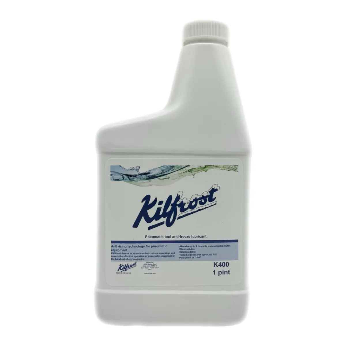 Kilfrost K400 Pneumatic Anti-Freeze Air Line And Tool Lubricant - 1 Pint 1