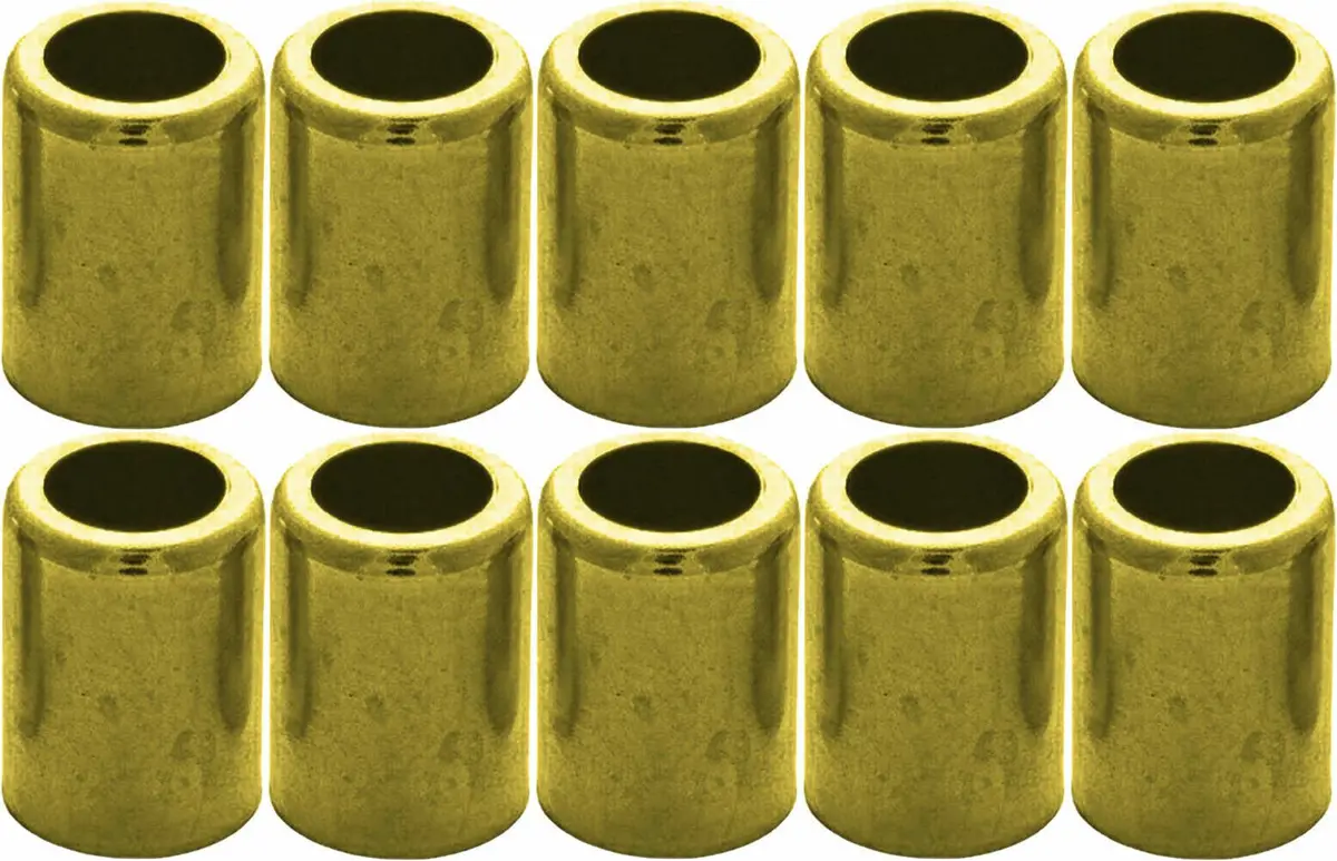 Brass Ferrule For Air And Water Hose 7291 3/4" Id/1.225 Id/.968 L/.875 P 10-Pack 1
