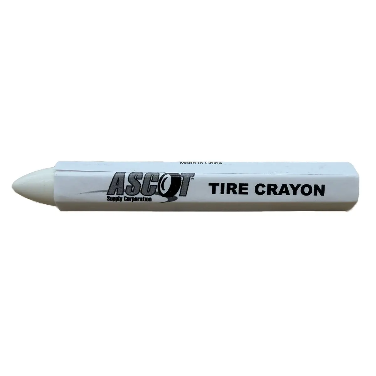 Ascot Tire Marking Crayon - White (Pack Of 12) 1