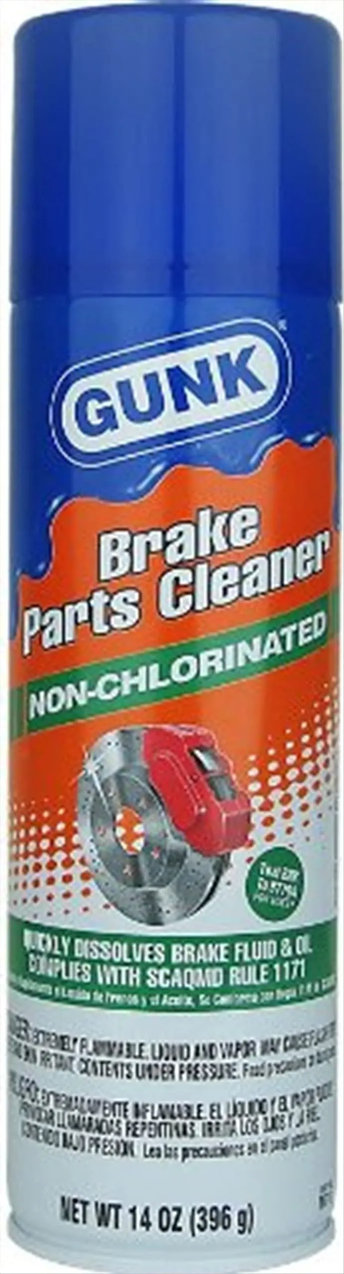 Gunk M710 Non-Chlorinated Low Voc Brake Parts Cleaner - 14Oz 1
