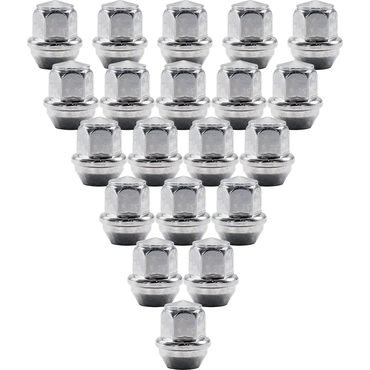 Premium Service M12x1.50 Bulge Acorn 13/16" Hex Wheel Lug Nut Pack Of 20 1