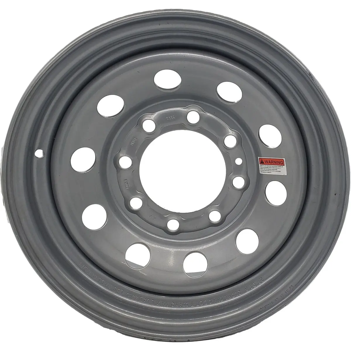 Carlisle 16X6 8 On 6.5 Modular Steel Trailer Wheel - Silver 1