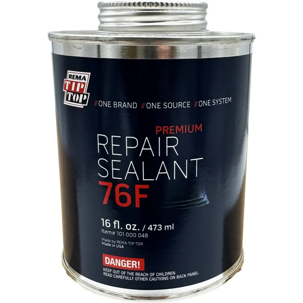 Rema Tip Top 76F Repair Sealant With Brush Cap 16Oz 1