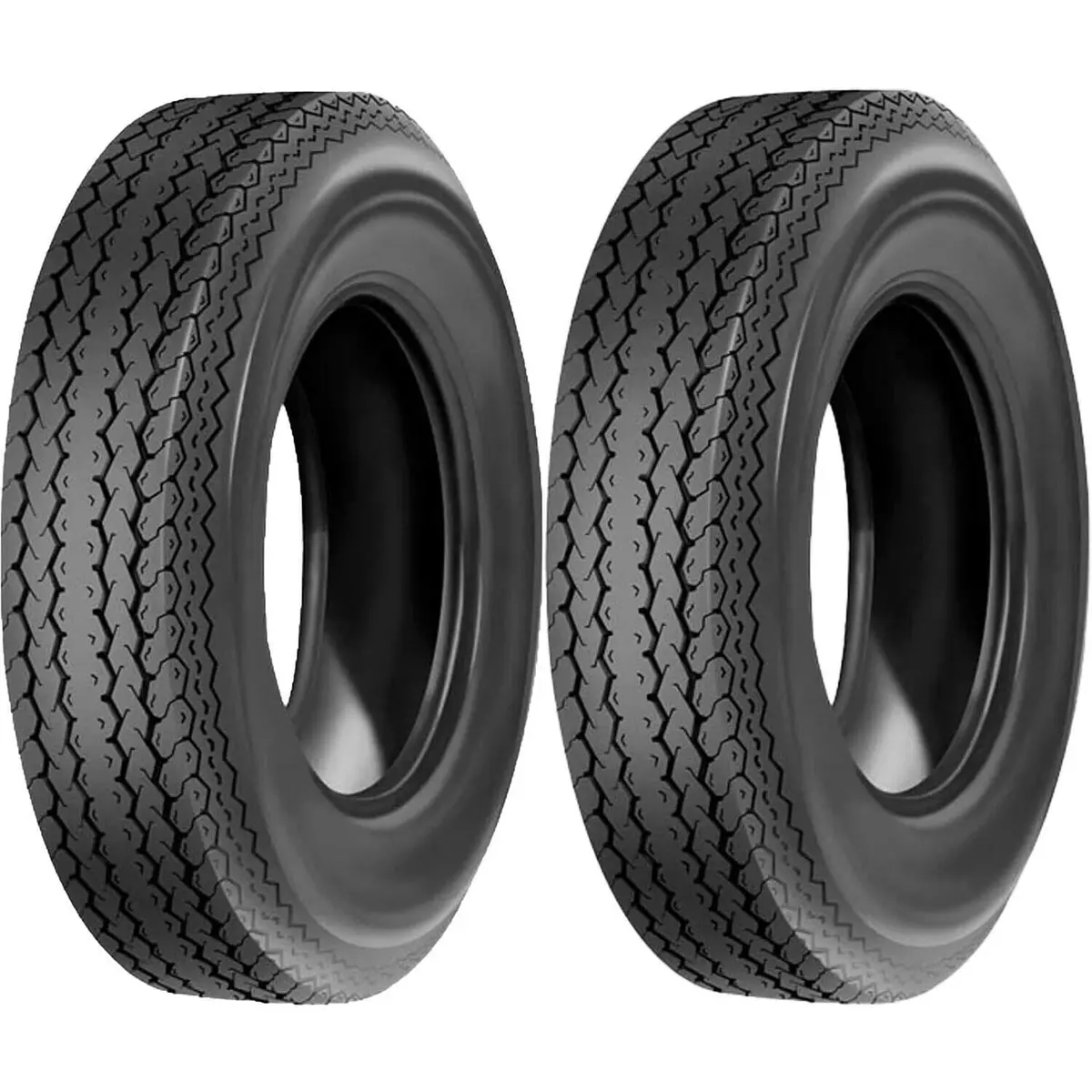 Deestone D622 Trailer Tire Lrc 6Ply St165/80D13 (A78-13) Pack Of 2 1