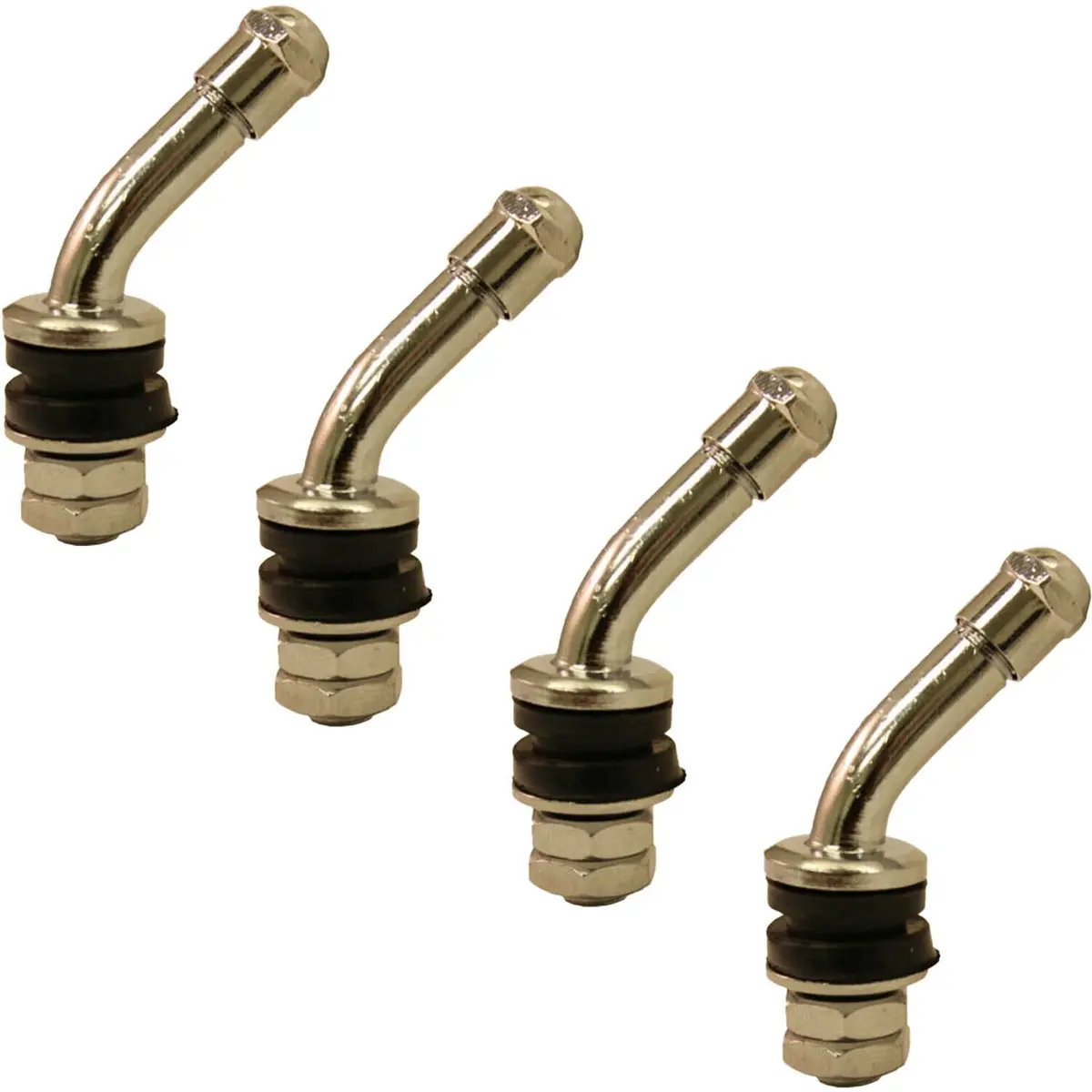 Tv6020 Einky 1-1/16" 45° Bend High Performance Chrome Plated Valve Stem Pack Of 4 1