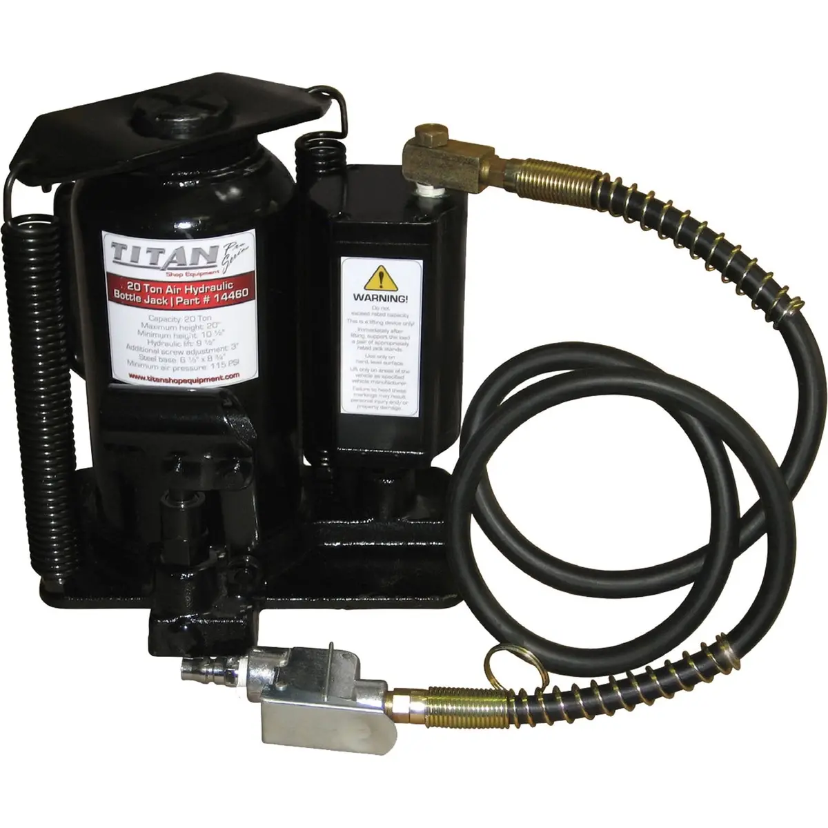 Ame 20 Ton Titan Air / Hydraulic Bottle Jack With Return Springs 1