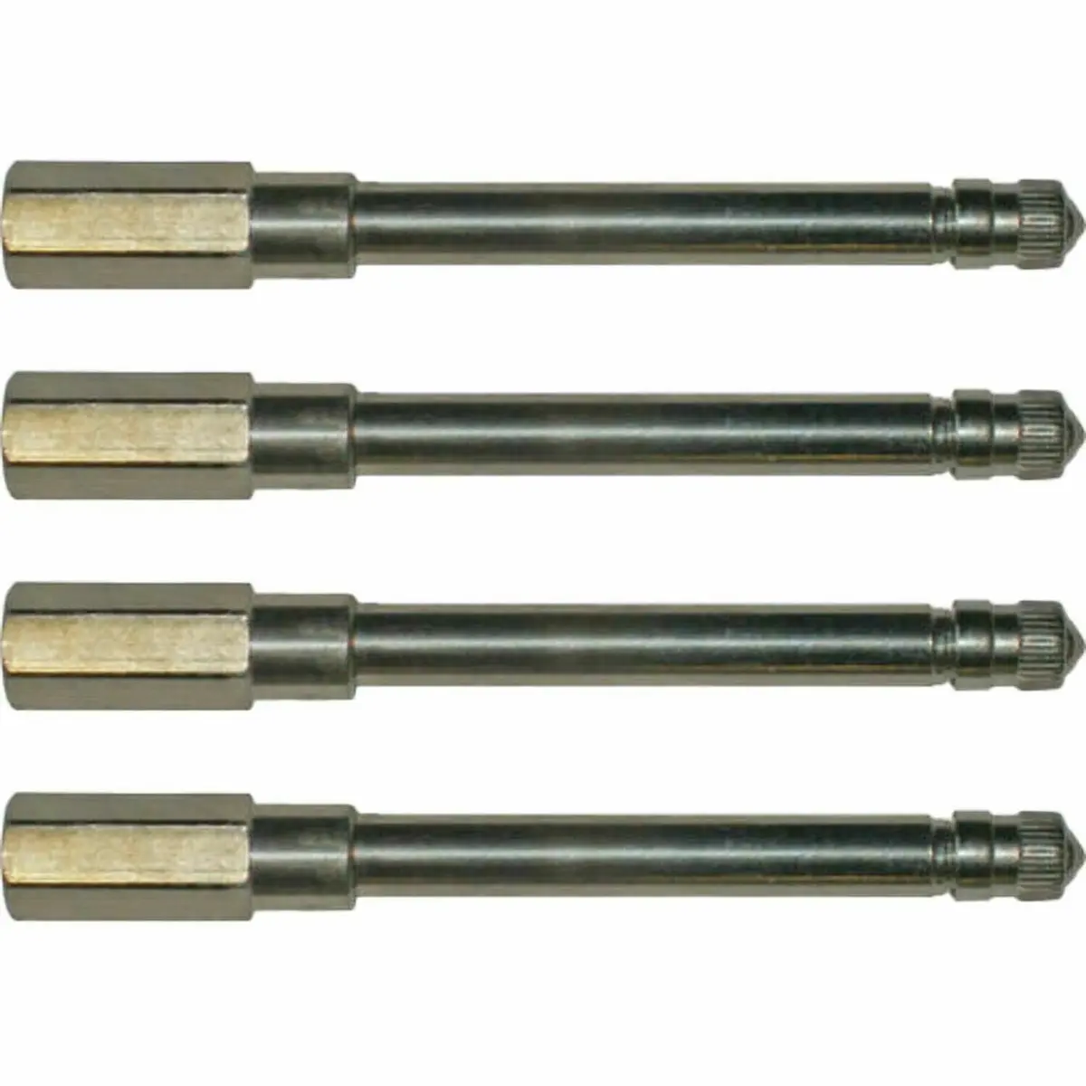 Schrader 7382 5-1/16" Metal Truck Valve Extension Pack Of 4 1