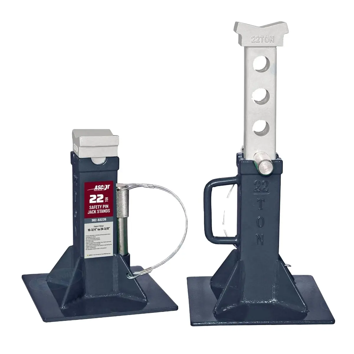 Ascot Professional 22-Ton Heavy-Duty Jack Stands 1