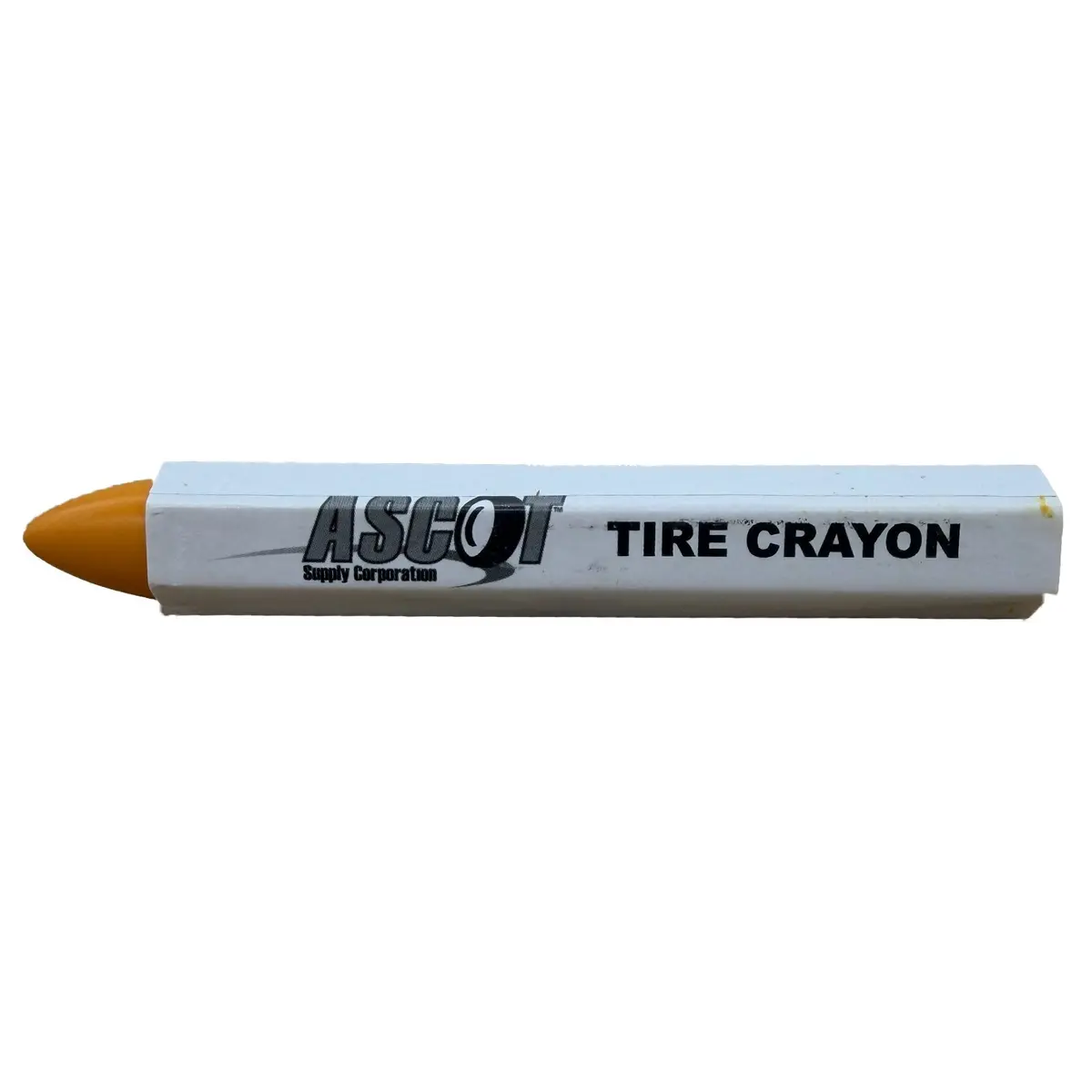 Ascot Tire Marking Crayon - Yellow (Pack Of 12) 1