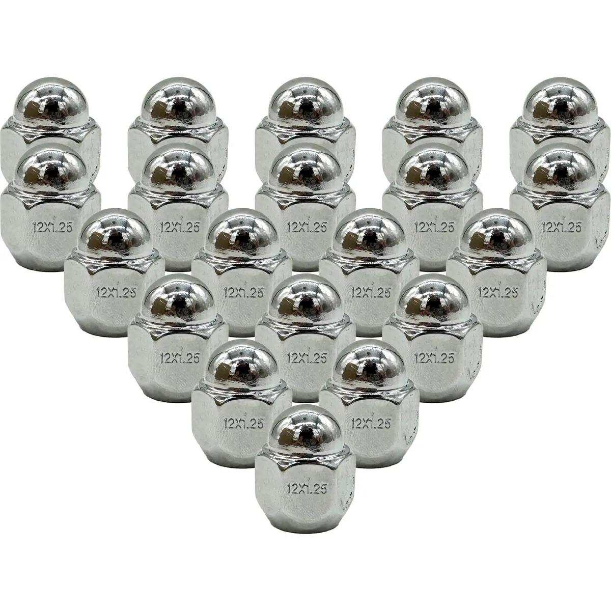 Premium Service M12x1.25 Bulge Acorn Wheel Lug Nut 3/4" Hex For Subaru Pack Of 20 1