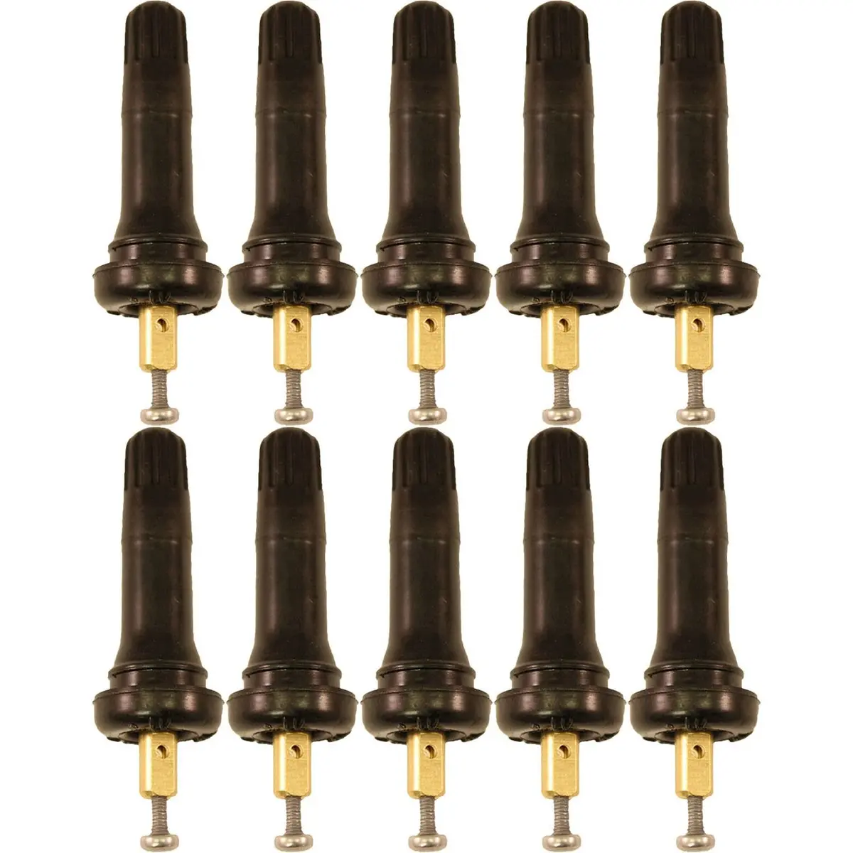 Xtra-Seal 17-20008 Tpms Rubber Snap-In Valve Stem For Gm Pack Of 10 1