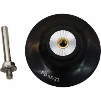 Ascot Disc Backing Pad Assembly 3" X 1/4" Shaft 417-39203 1