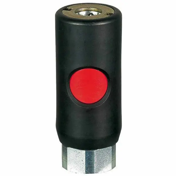 Prevost Usi 081201 3/8" Safety Quick Coupler With 1/4" Fpt Truflate Automotive 1