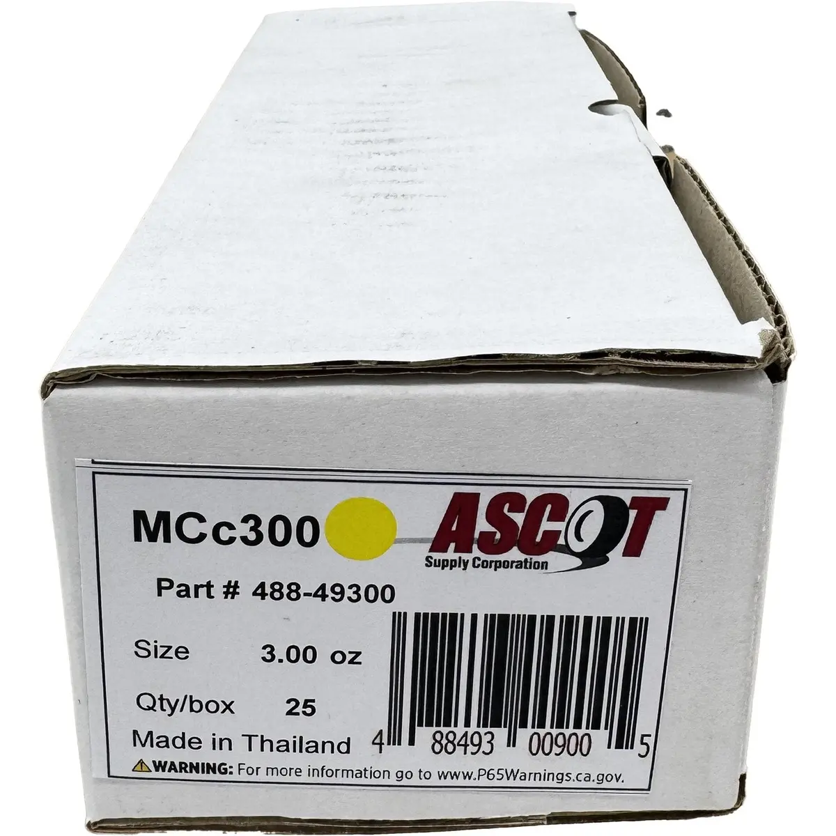 Ascot Mc Style Coated Lead Clip-On Wheel Weight 3.00Oz - Box Of 25 1