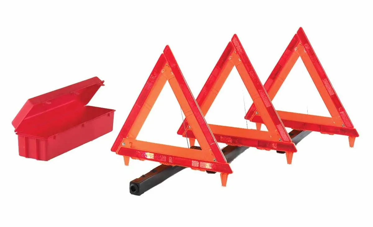 Cortina 95-03-009 3 Piece Triangle Emergency Warning Kit 1