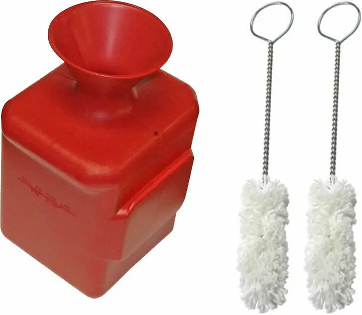 Lube Bottle For Rim Clamp Tire Changers With 2 - 10" Lube Applicator Swabs 1