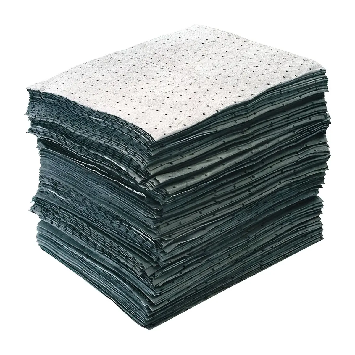 Oil Dri 15" X 19" Light Duty Universal Perforated Absorbent Pads - Box Of 200 1