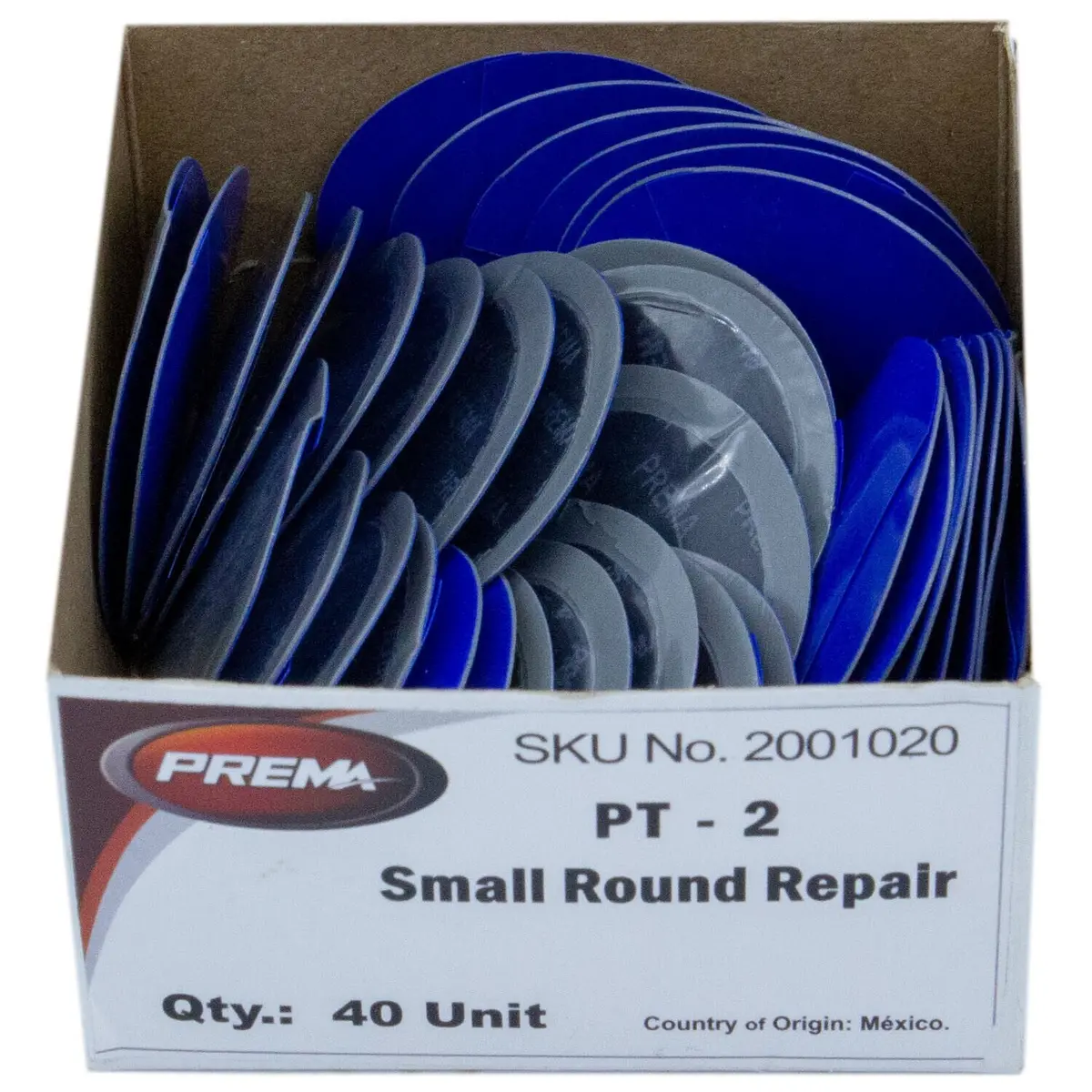 Prema Pt-2 Small Round Tube Patch 1-3/4" Box Of 40 1