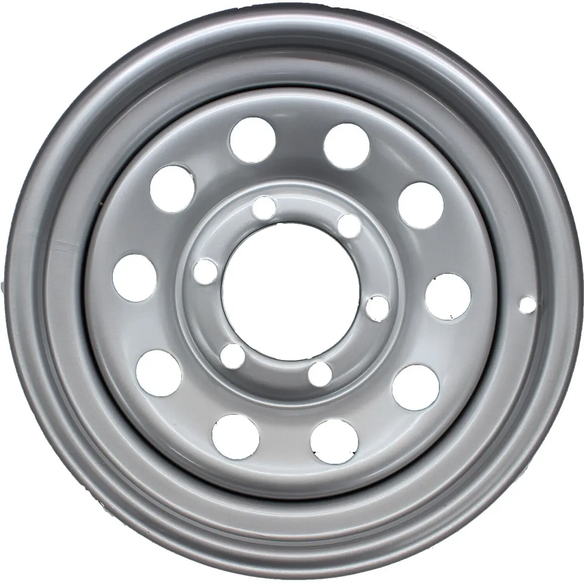 Carlisle 15X6 6 On 5.5 Modular Steel Wheel  - Silver 1