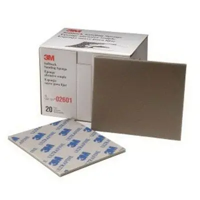3M 02601 Flexible Sanding Sponge, 600 To 1000 Grit, Ultra Fine Grade 1