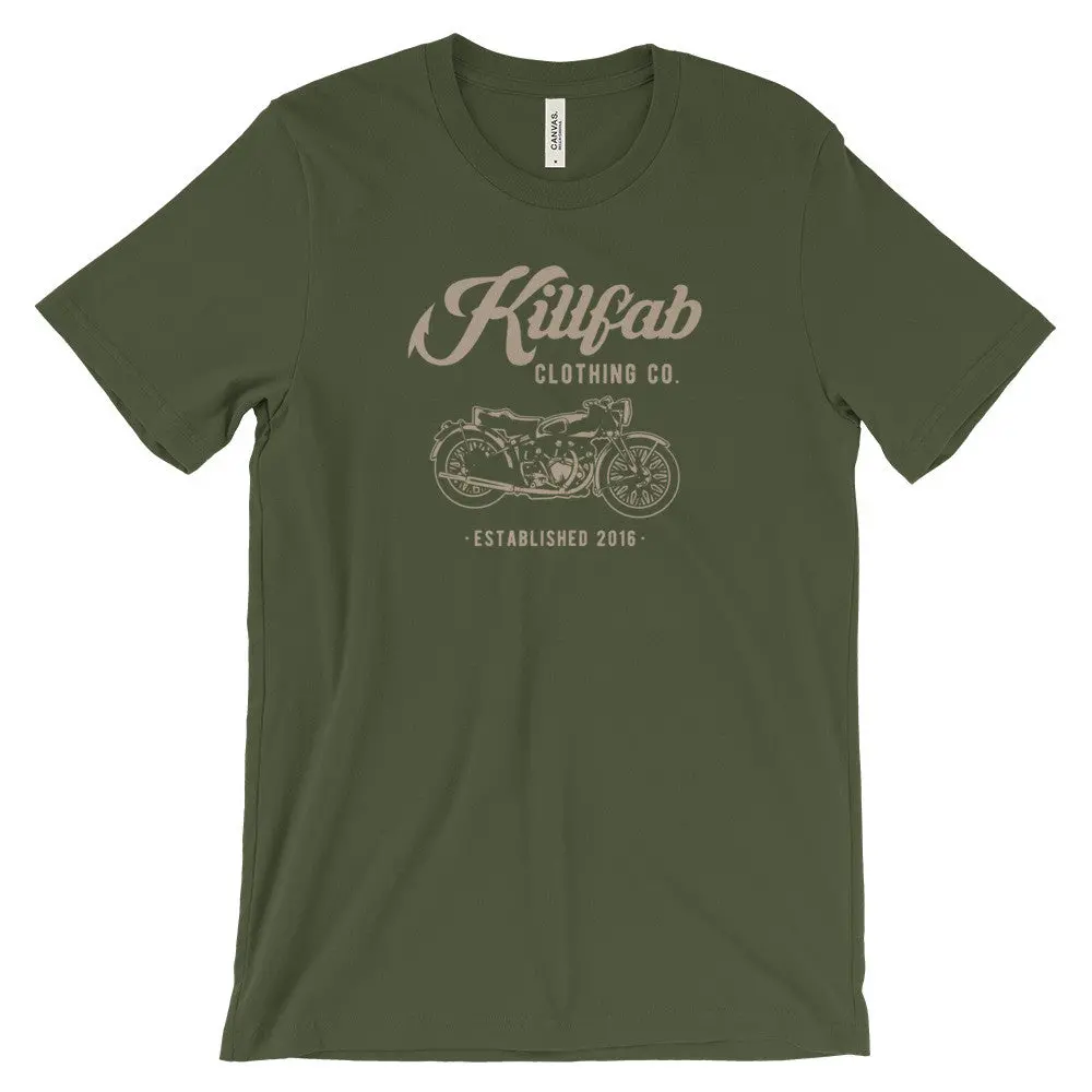 Killfab Vintage Motorcycle Illustration Decal