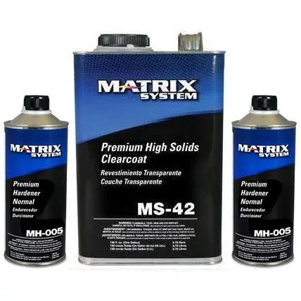Matrix Ms-42 Premium High Solid 2:1 Clearcoat W/ 2Qt Hardeners 1