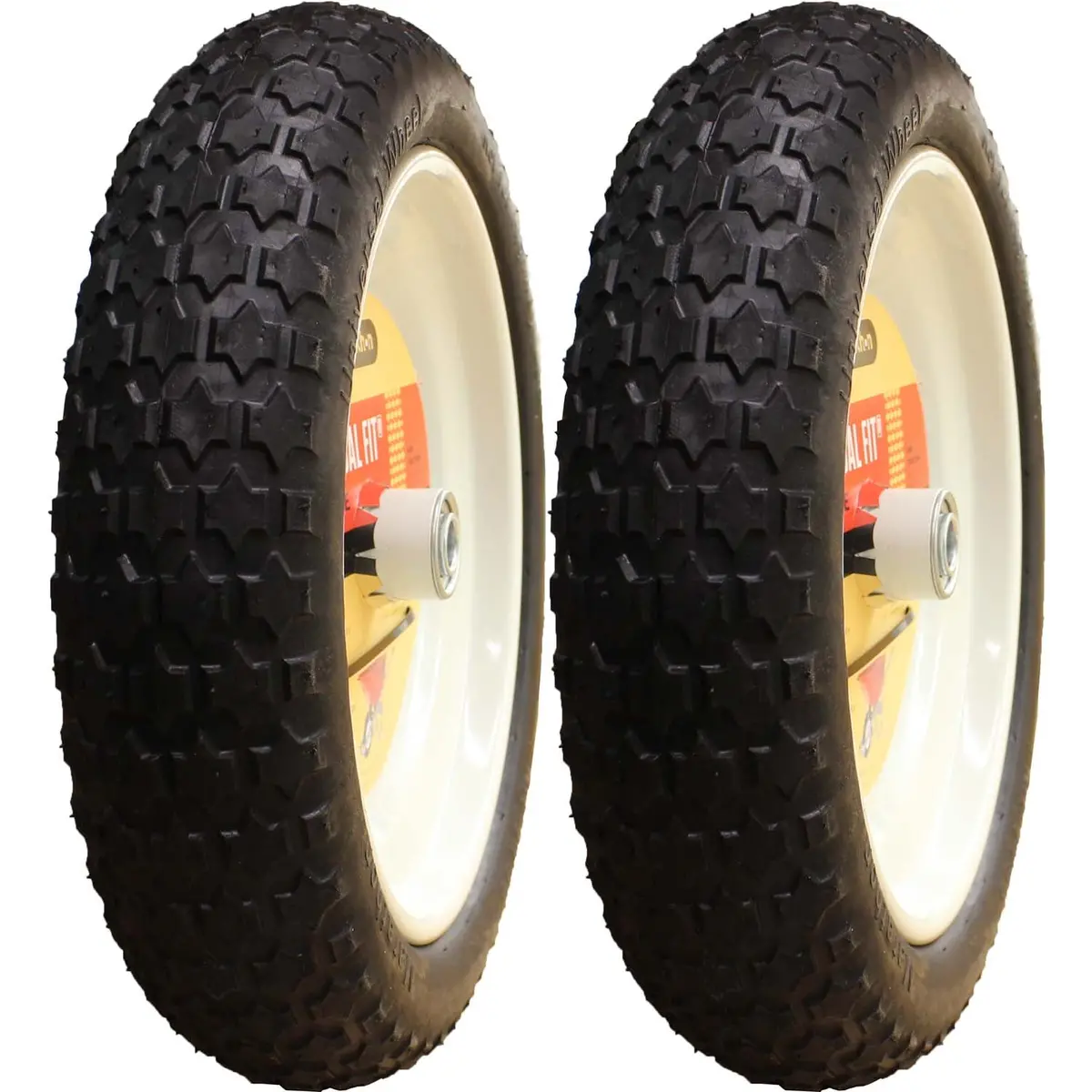 Marathon 00265 Flat Free Universal Wheelbarrow Tire 4.80/4.00-8 Pack Of 2 1