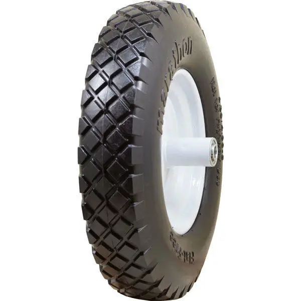 Marathon 00047P Flat Free Knobby Utility Wheelbarrow Tire 4.80/4.00-8 1