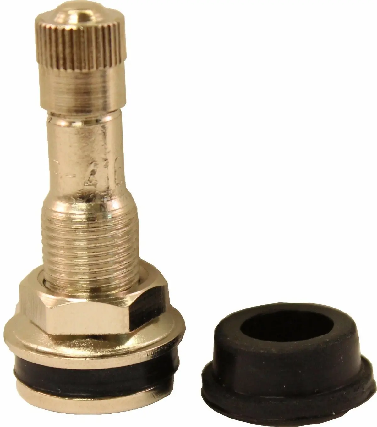 Tr416 1-1/4" Chrome Clamp In Valve Stem For .453 And .625 Valve Holes Pack Of 4 2