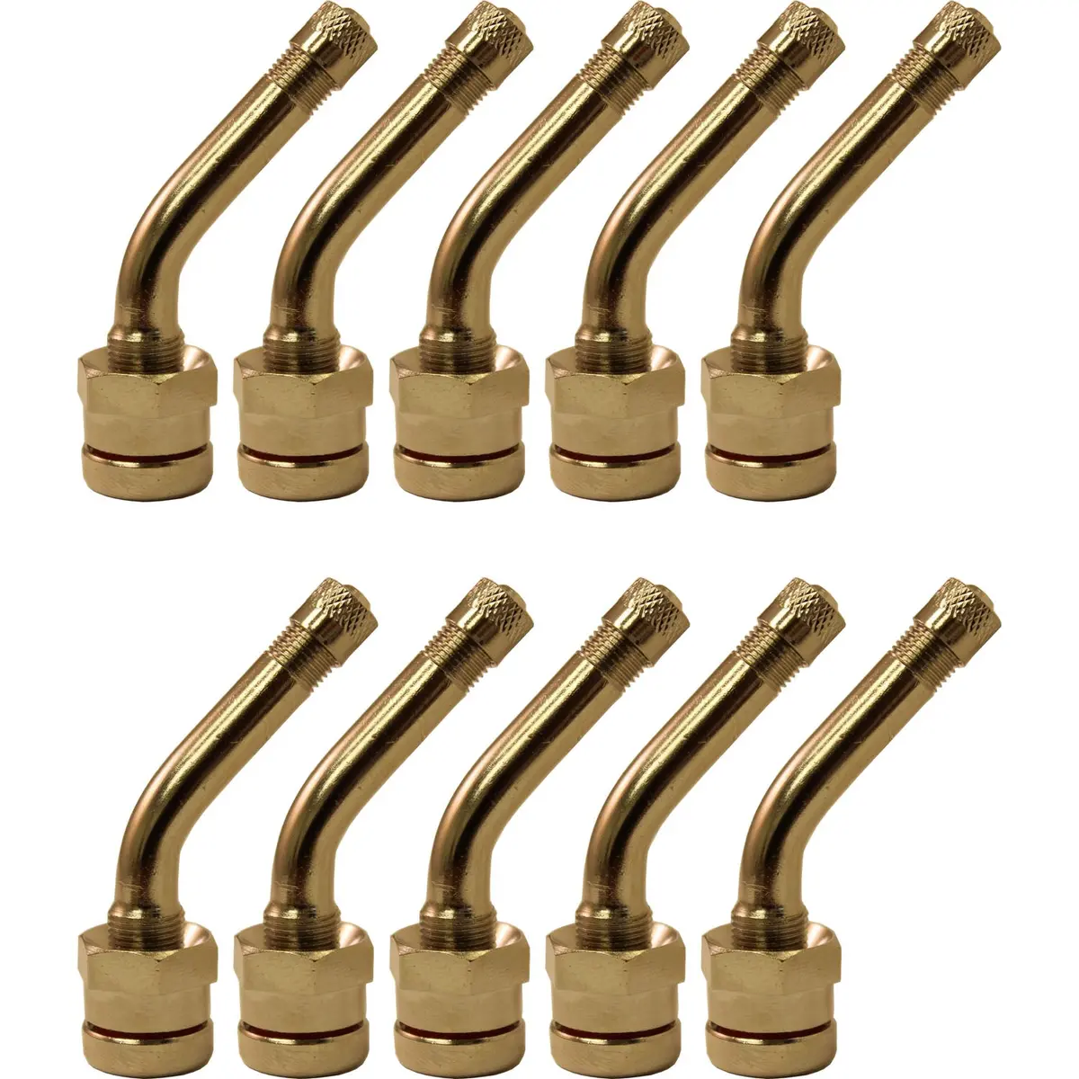 Tr543c .93" X 1.43" With 45° Bend  Truck Aluminum Wheel Valve Stem Pack Of 10 1
