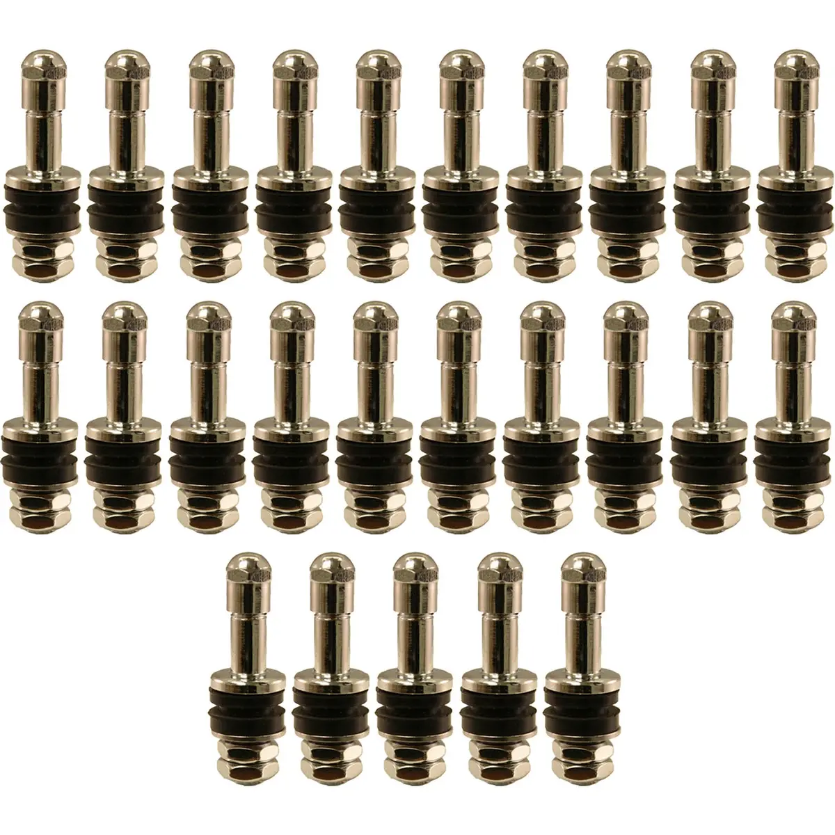 Tv6030 Einky 1-1/4" High Performance No Show Chrome Plated Valve Stem Pack Of 25 1