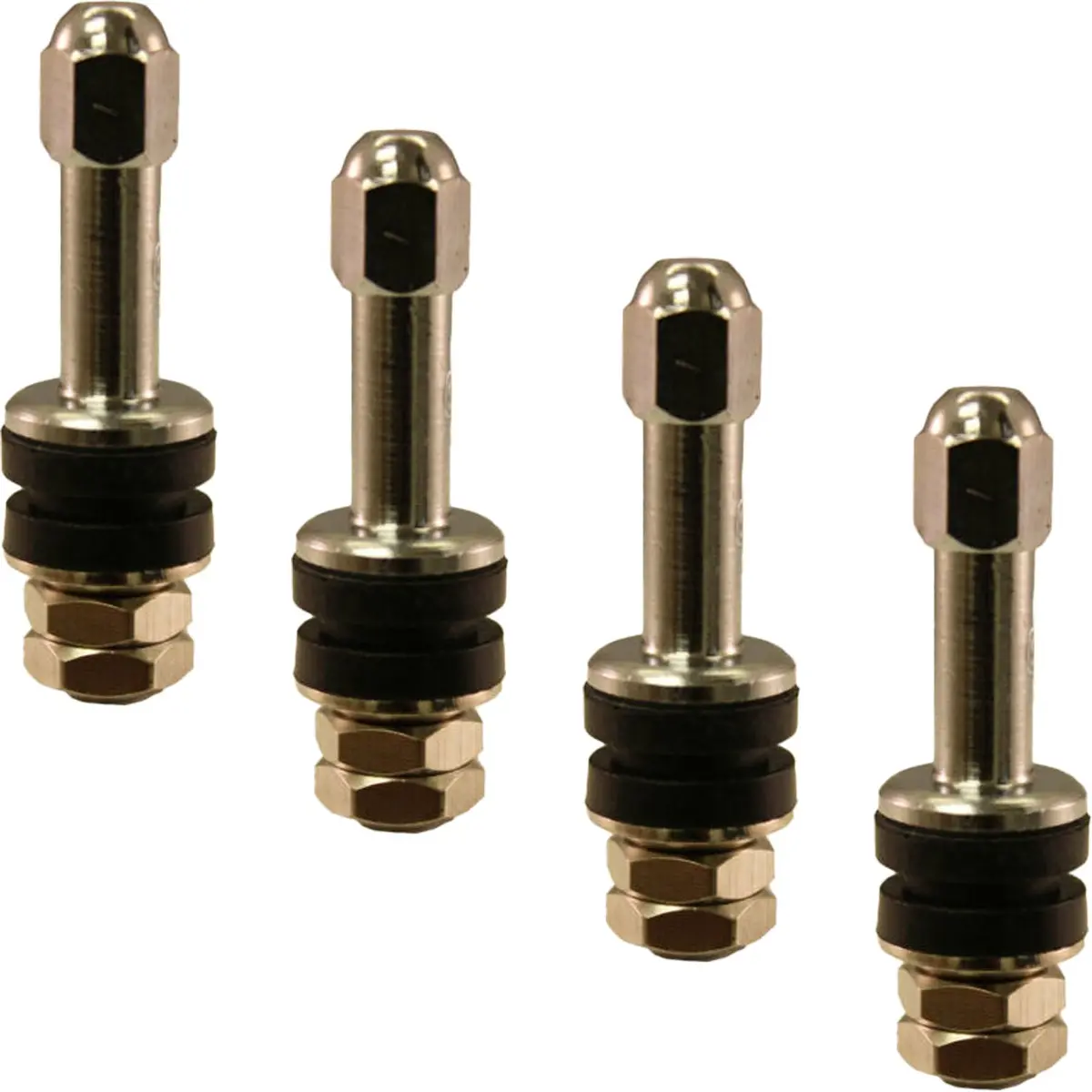Tv6040 Einky 1-3/4" High Performance No Show Chrome Plated Valve Stem Pack Of 4 1