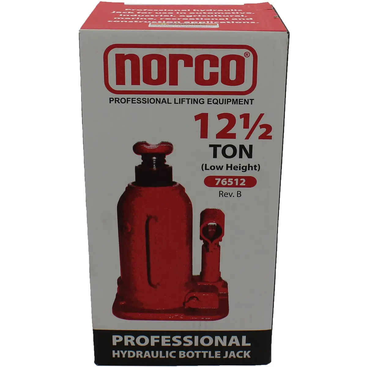 Norco 76512A 12 Ton Low Height Bottle Jack 1