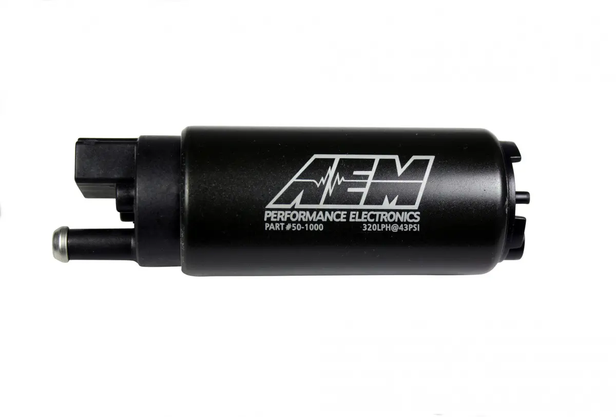 Aem 340Lph High Flow In-Tank Fuel Pump (Offset Inlet) 1