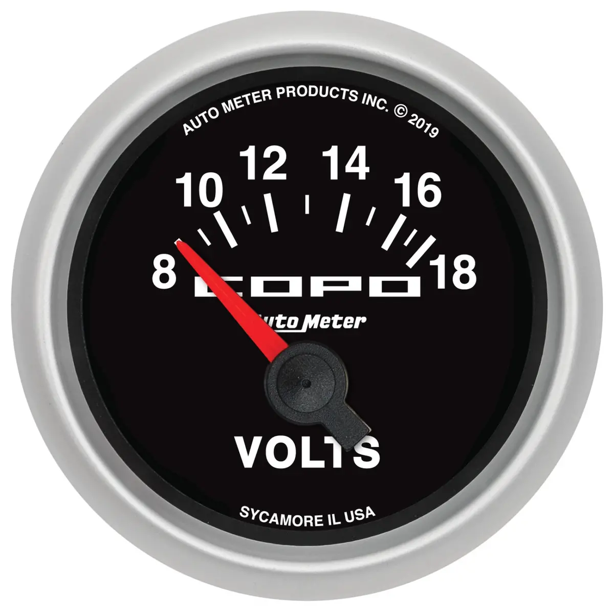 Autometer 2-1/16In Voltmeter, 18V, Electric, Copo 1