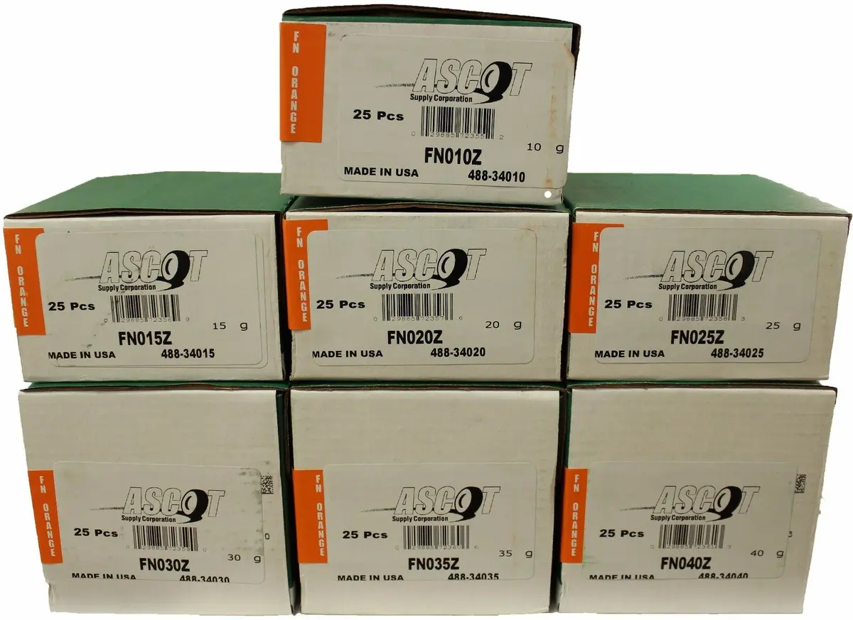 Perfect Equipment Fn Coated Zinc Wheel Weight Bundle 10Gm - 40Gm (7 Items) 1